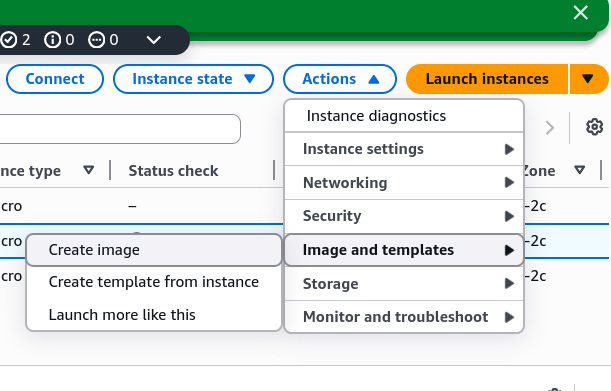 Create Image from Instance