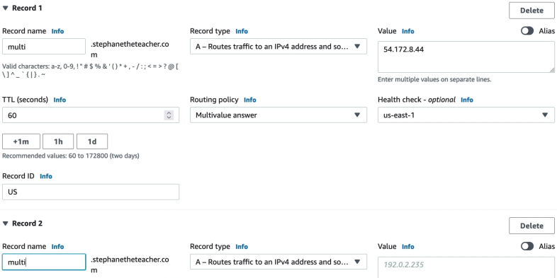 Creating a multi-value answer routing policy