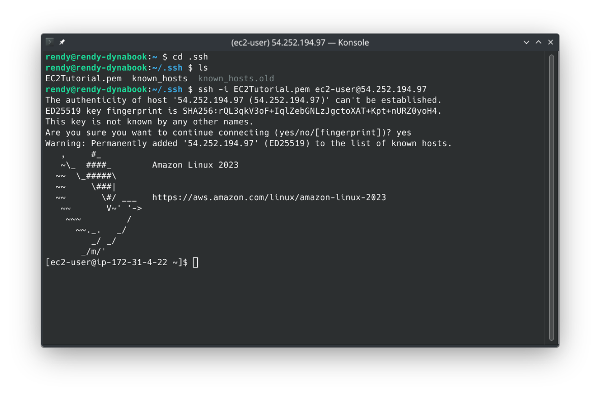 EC2 Instance Connect via SSH