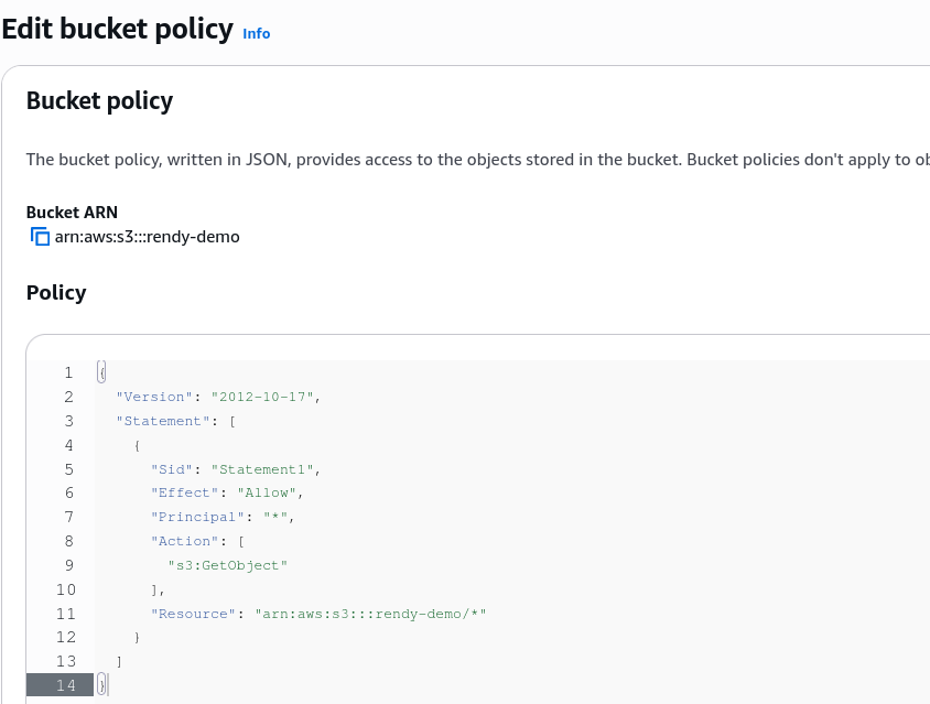 Generate S3 Bucket Policy