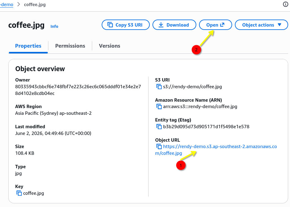 S3 Object URLs